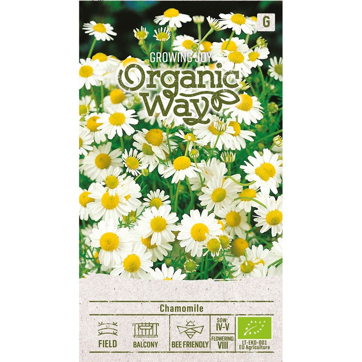 Seminte ecologice, Musetel, Organic Way, plic, 1 gram