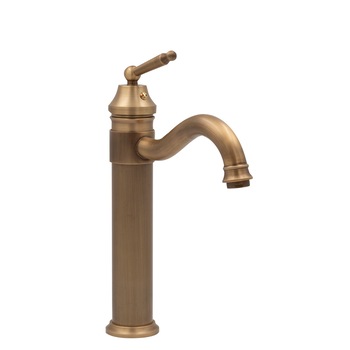 Baterie lavoar Smack 1724, din alama, finisaj bronz antichizat, corp inalt, monocomanda, pipa fixa, cu montare pe blat Baterie lavoar Smack 1724, din alama, finisaj bronz antichizat, corp inalt, monocomanda, pipa fixa, cu montare pe blat