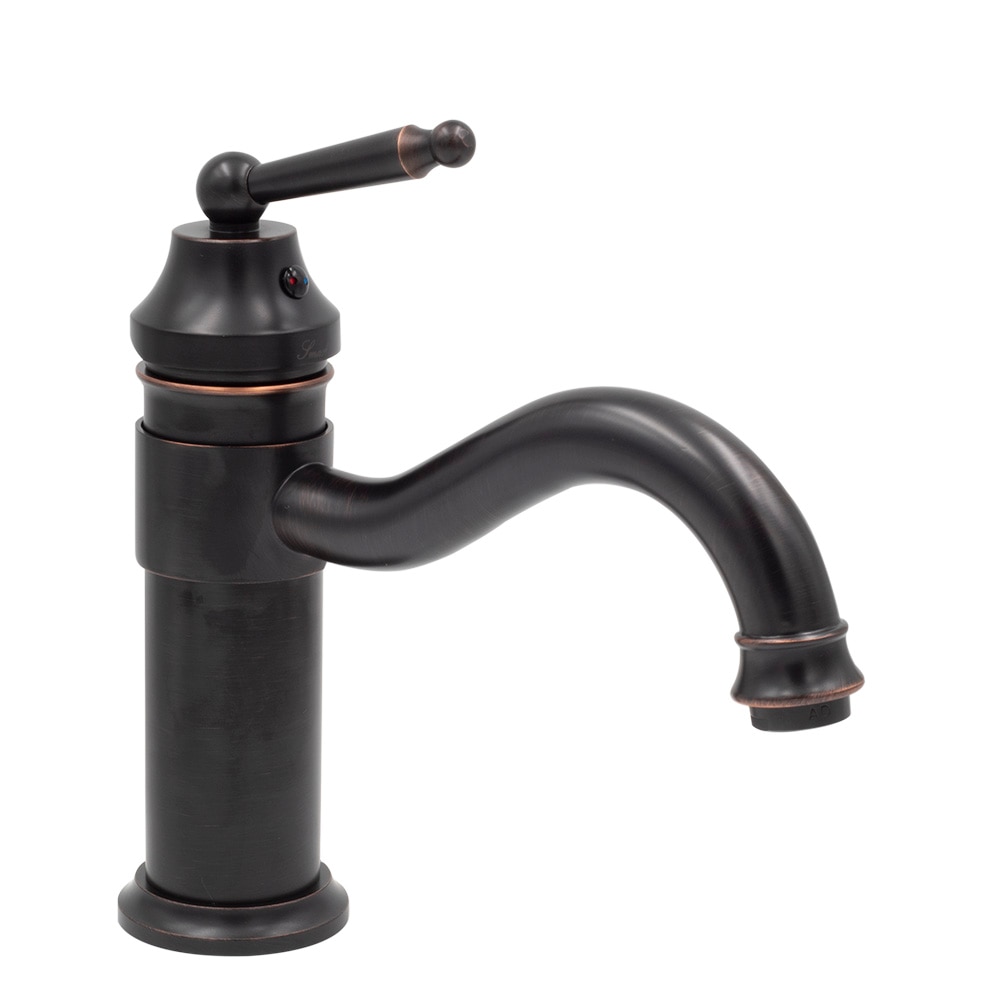 Bateria de lavoar Smack 1739D, finisaj negru antichizat, corp medie, monocomanda, cu montare pe blat