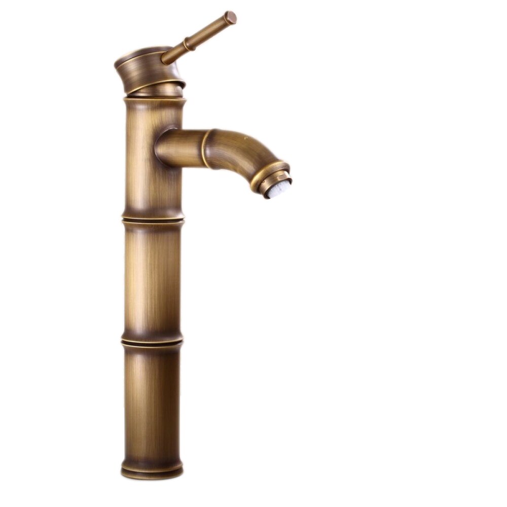 Baterie lavoar Smack 1726, din alama, finisaj bronz antichizat, actionare monocomanda, cu montare pe blat