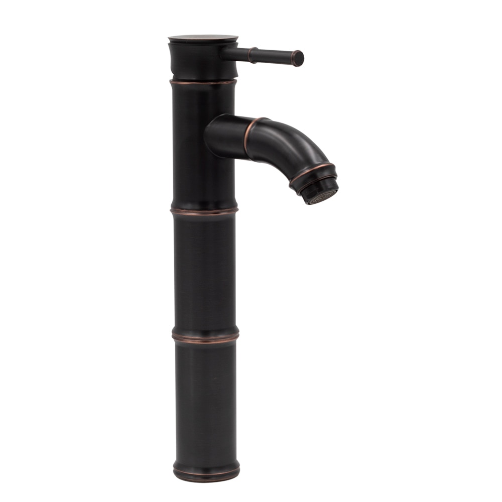 Bateria de lavoar Smack 1740, finisaj negru antichizat, monocomanda, inalta, cu montare pe blat