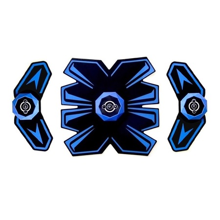 Centura smart fitness pentru slabit cu electrostimulare, abdomen, oblici, brate, spate, umeri, picioare, coapse, fese, reincarcare USB, DBD095