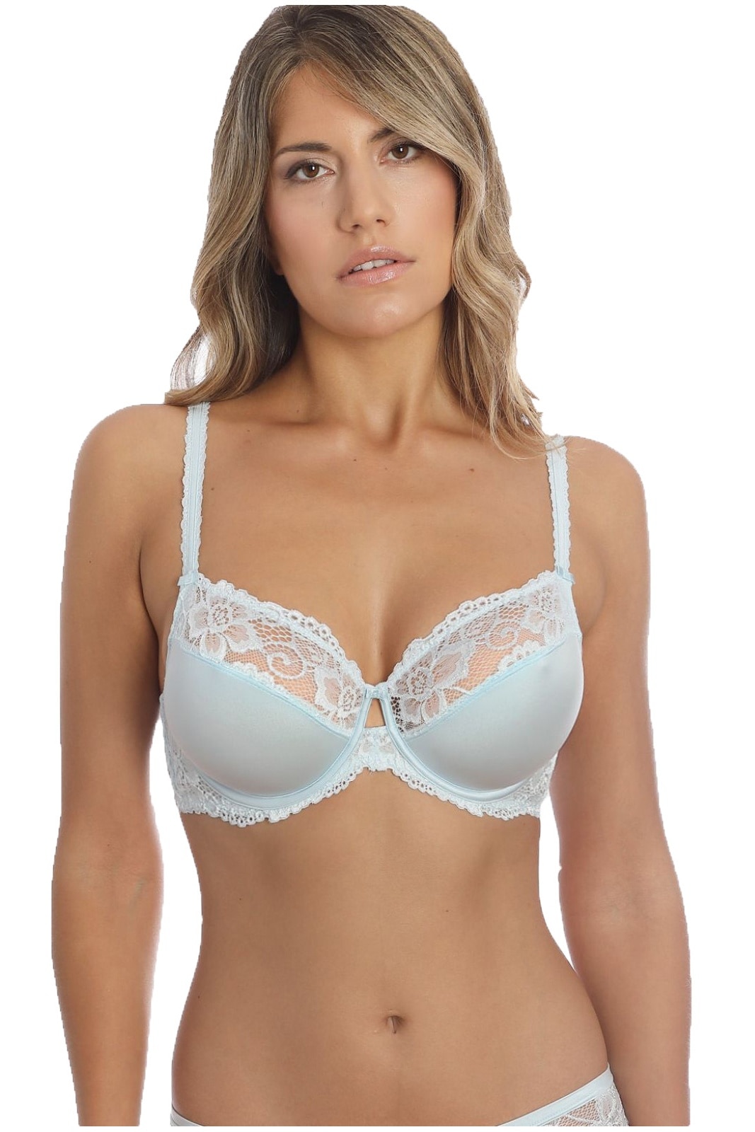 Sutien, Sassa, 2444713 Albastru deschis, 80C
