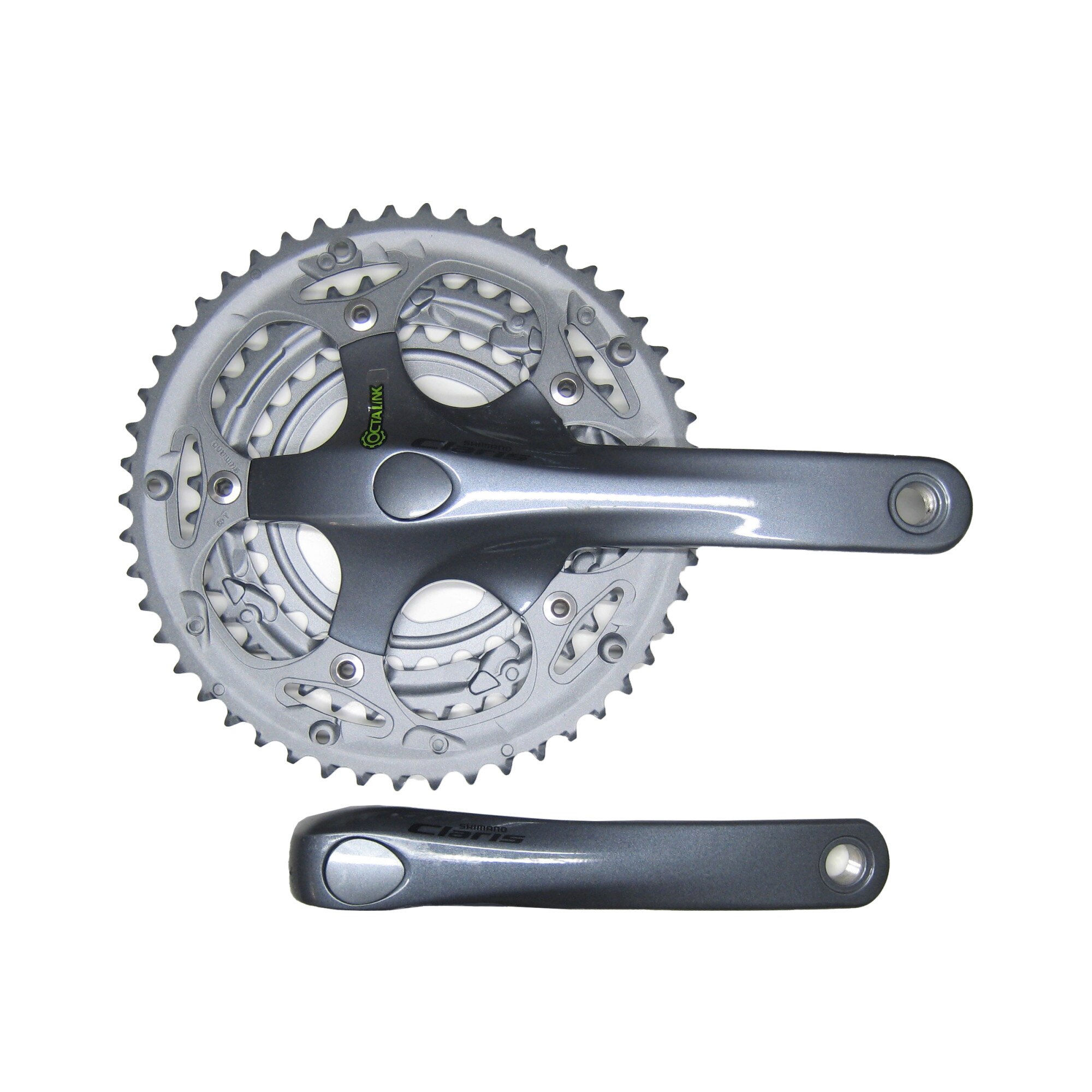 Angrenaj SHIMANO CLARIS FC-2403, 3 X 8 viteze, 50/39/30 dinti, gri