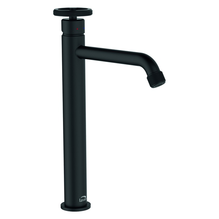 Смесител MURO BAU72ND, Висок, За мивка, Матово покритие, Черен