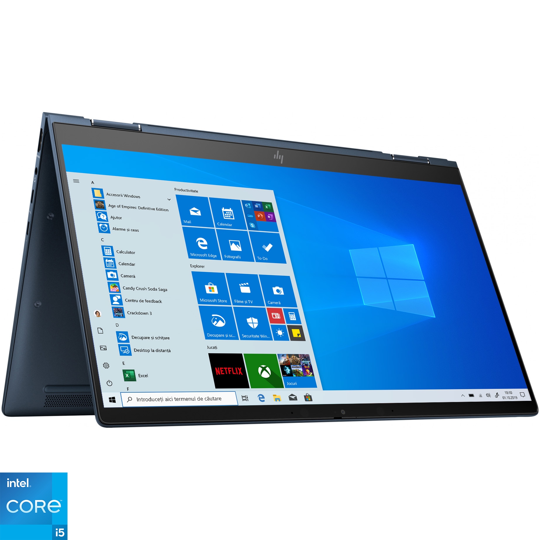 Laptop ultraportabil HP Elite Dragonfly cu procesor Intel® Core