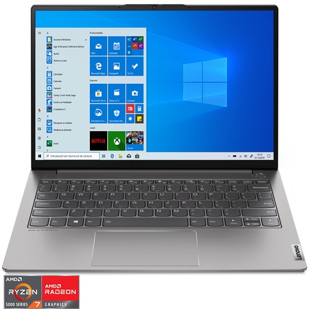 Лаптоп Ultrabook Lenovo ThinkBook 13s G3 ACN, AMD Ryzen™ 7 5800U, 13.3", WQXGA, RAM 16GB, 512GB SSD, AMD Radeon™ Graphics, Windows 10 Pro, Mineral Grey