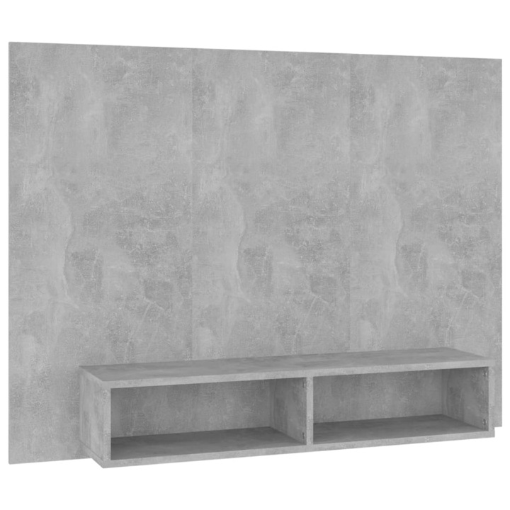 Comoda TV de perete vidaXL, PAL, 120 x 23.5 x 90 cm, Gri beton