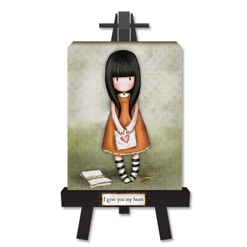 Tablou Gorjuss- I Gave You My Heart (panza 8x10cm)