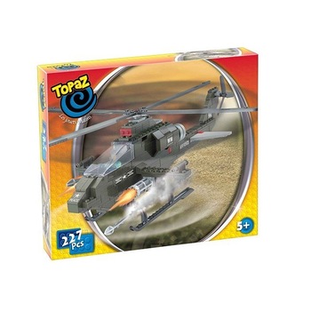 Set de construit Elicopter de lupta 227 piese Set de construit Elicopter de lupta 227 piese