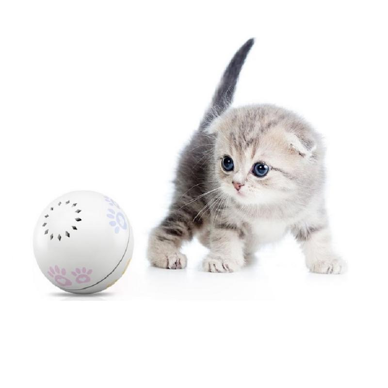 Jucarie smart PETONEER Play Ball pentru animale, Alb - eMAG.ro