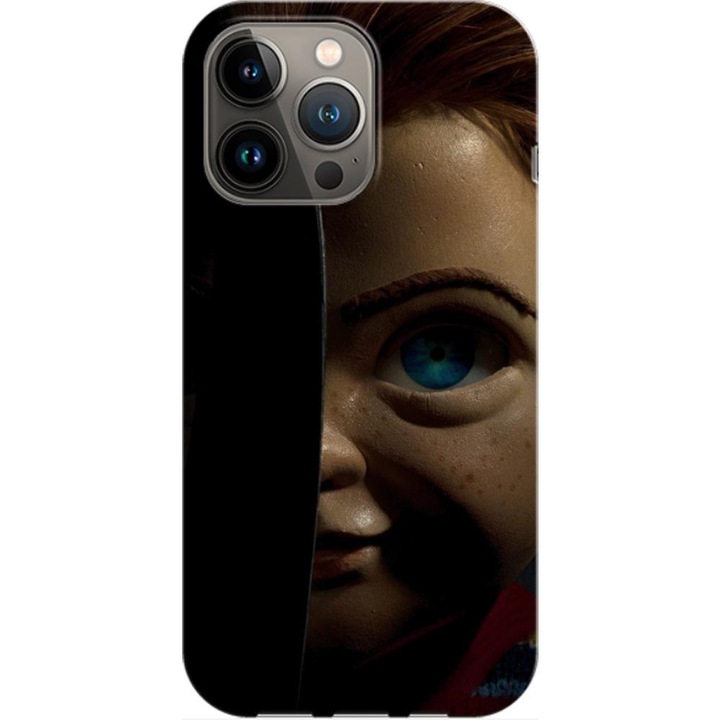 Husa compatibila cu Apple iPhone 13 Pro model Creppy, Silicon, TPU, Viceversa