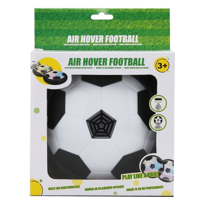 Шайба за въздушен футбол със светлина, 17,5х7,5х18,5 см