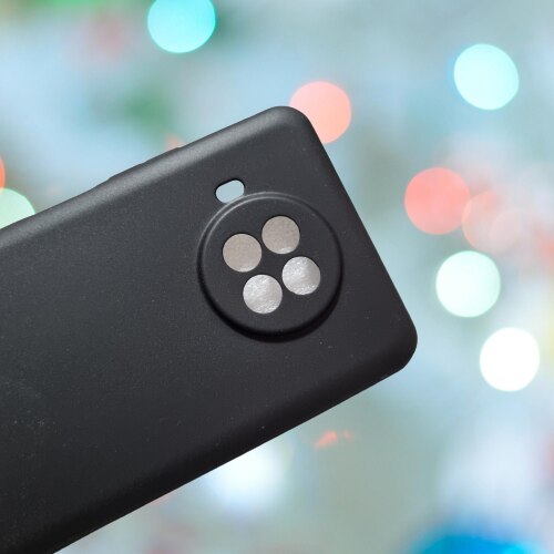 Husa silicon, protectie camera, compatibila cu Xiaomi Mi 10T Lite 5G, Negru - TELGORBCS®