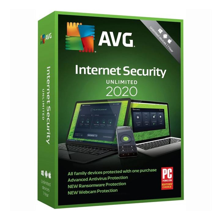 AVG Internet Security 2021 – 10устройства, 2 години, Електронен Лиценз