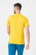 Nike, Tricou de bumbac cu broderie logo Sportswear Club, Galben, XL