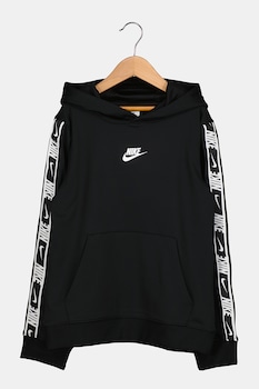 Nike - Худи Repeat с джоб кенгуру, Бял/Черен