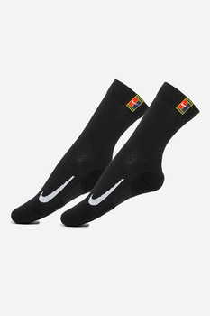 Nike - Унисекс тенис чорапи Court Heritage с Dri-Fit, 2 чифта, Черен