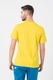 Nike, Tricou de bumbac cu logo Swoosh, Albastru royal, Galben sofran, 2XL