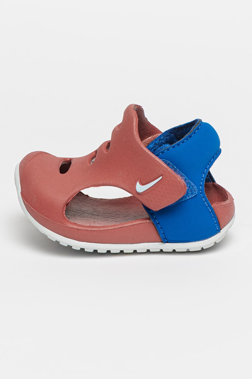 Nike, Sandale cu velcro si logo Sunray 