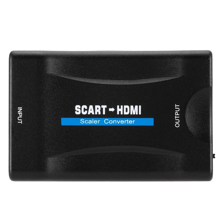 Adaptor SeLgurFos, SCART la HDMI, Negru