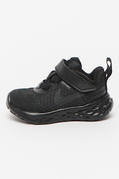 Nike - Спортни обувки Revolution 6 с велкро, Бледочерен
