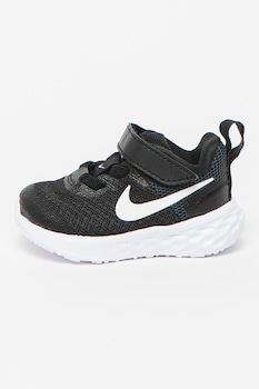 Nike - Спортни обувки Revolution 6 с велкро, Бял/Черен