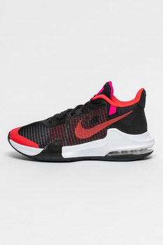 Nike - Баскетболни обувки Air Max Impact 3 с мрежест горен слой, Червен/Черен