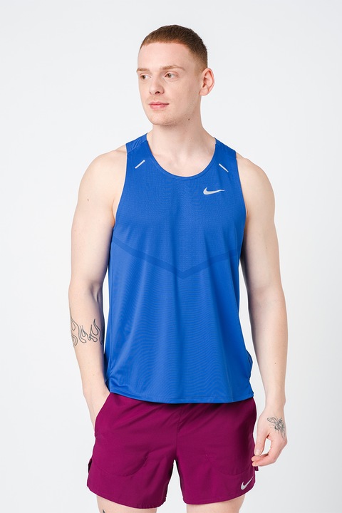 Nike, Top pentru alergare Rise 365, Albastru royal, XL