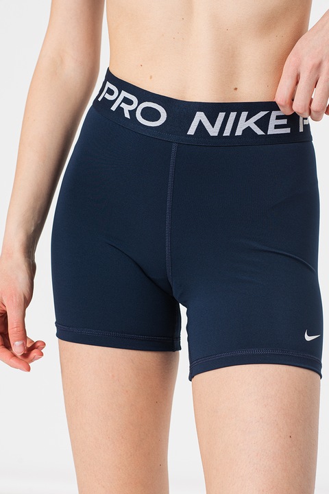 Nike, Къс фитнес клин Pro 365 с Dri-FIT, Тъмносин