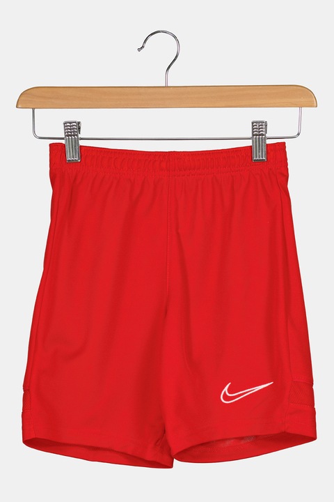 Nike, Футболни шорти Academy 21 с Dri-Fit и бродирано лого, Аленочервен