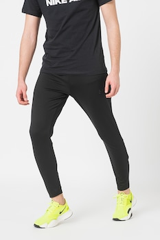 Nike - Футболен панталон Academy с Dri-FIT с цепки с ципове, Бледочерен