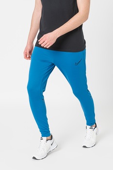 Nike - Футболен панталон Academy с Dri-FIT с цепки с ципове, Син/Черен