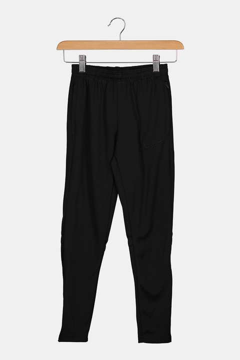 Nike, Футболен панталон Dri-Fit Academy с цепки с цип на глезените, Бледочерен, 147-158 CM