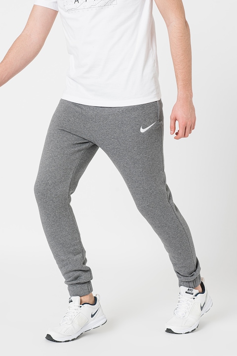 Nike, Pantaloni cu buzunare laterale, pentru fotbal, Gri melange, L