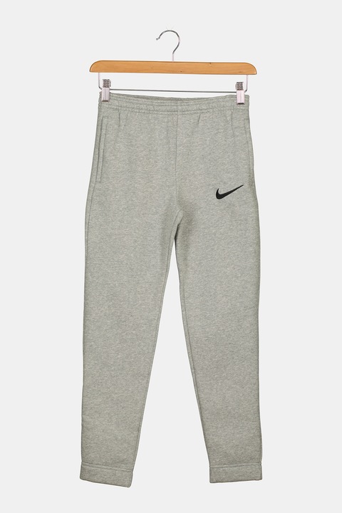 Nike, Футболен панталон с джобове и лого, Сив, 137-147 CM