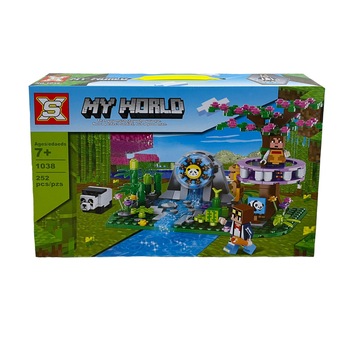 Set de constructie SX, My World of Minecraft cu parti mobile, 252 piese Set de constructie SX, My World of Minecraft cu parti mobile, 252 piese