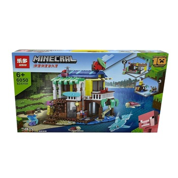 Set de constructie Leduo, Minecraft 3 in 1 Creativ, 631 piese Set de constructie Leduo, Minecraft 3 in 1 Creativ, 631 piese