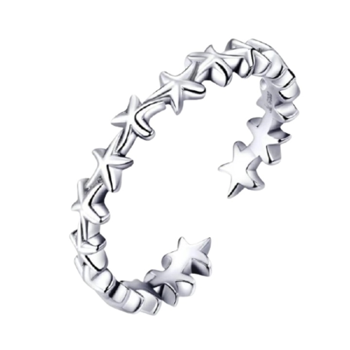 Galas Starfish Stackable 925 ezüst állítható gyűrű