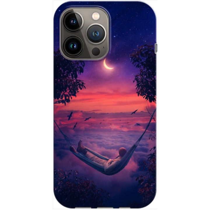 Husa compatibila cu Apple iPhone 13 Pro model Perfect sleep, Silicon, TPU, Viceversa