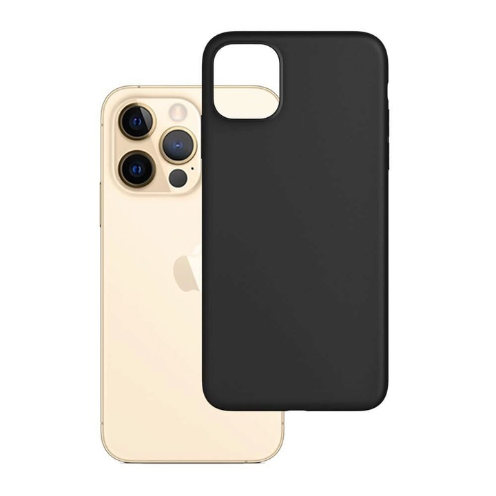 Кейс 3mk Matt за Apple iPhone 13 Pro, черен