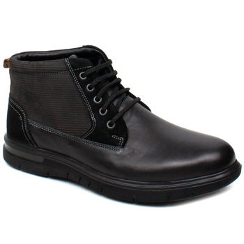 Ghete barbati OT2810 01 Z negru, Otter, Negru Ghete barbati OT2810 01 Z negru, Otter, Negru