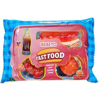 Set jeleuri Bebeto FastFood 12 x 81 g Set jeleuri Bebeto FastFood 12 x 81 g
