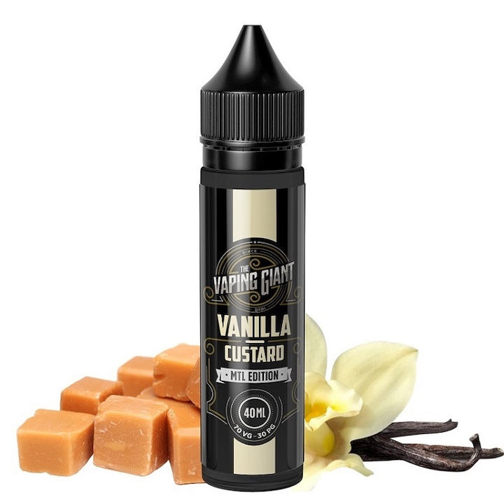 Lichid Tigara Electronica The Vaping Giant - Vanilla Custard ,40ml ,0mg/ml