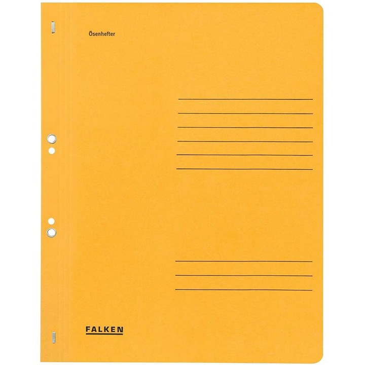 A4 Fájl 1/1 karton Staples, Exacompta Falken, sárga
