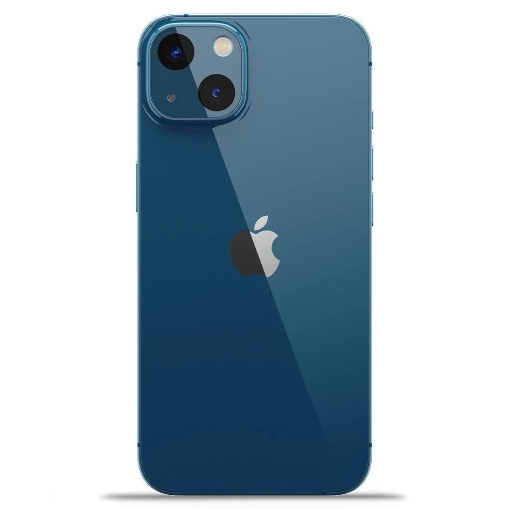 Set 2 folii sticla camera foto Spigen Optik compatibil cu iPhone 13/13 Mini Blue