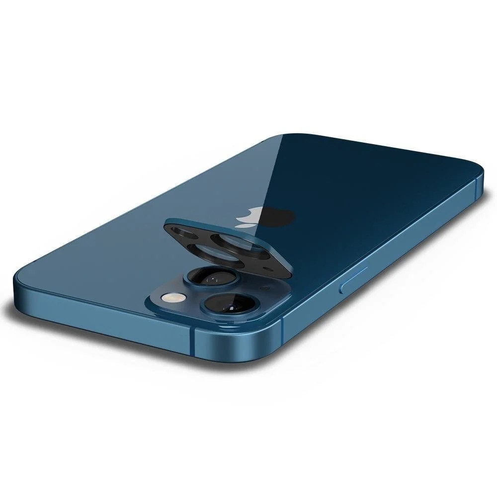 Set 2 folii sticla camera foto Spigen Optik compatibil cu iPhone 13/13 Mini Blue