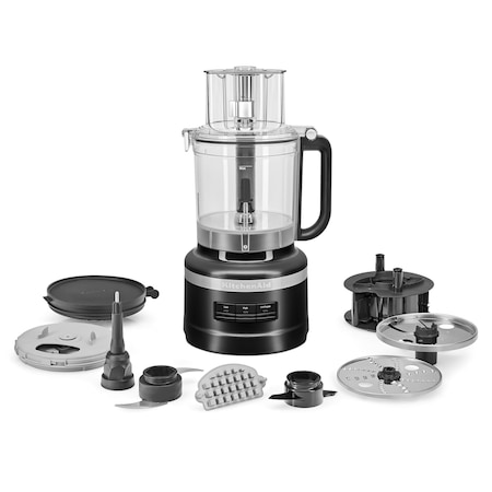 Robot de bucatarie KitchenAid 5KFP1319EBM, 3.1 l, 400 W, matte black