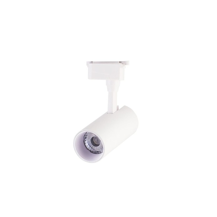 RFAN LED projektor, Model B01 WH, 10W, 4000K semleges fény, 1026lm, irányított egyfázisú sínen, fehér