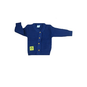 Cardigan cu maneca lunga pentru baieti Vitamins PLV20A-86, Albastru 23499 Cardigan cu maneca lunga pentru baieti Vitamins PLV20A-86, Albastru 23499